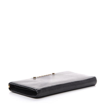 Givenchy Sugar Goatskin Studded Pandora Half Zip Long Wallet Black 3 of 8