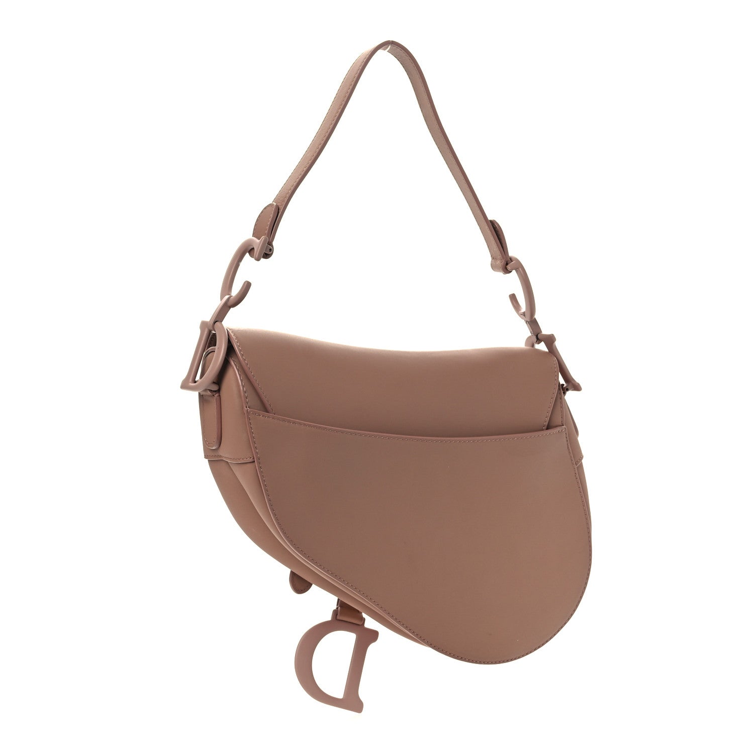 Christian Dior Ultra Matte Calfskin Saddle Bag Fard 3 of 13