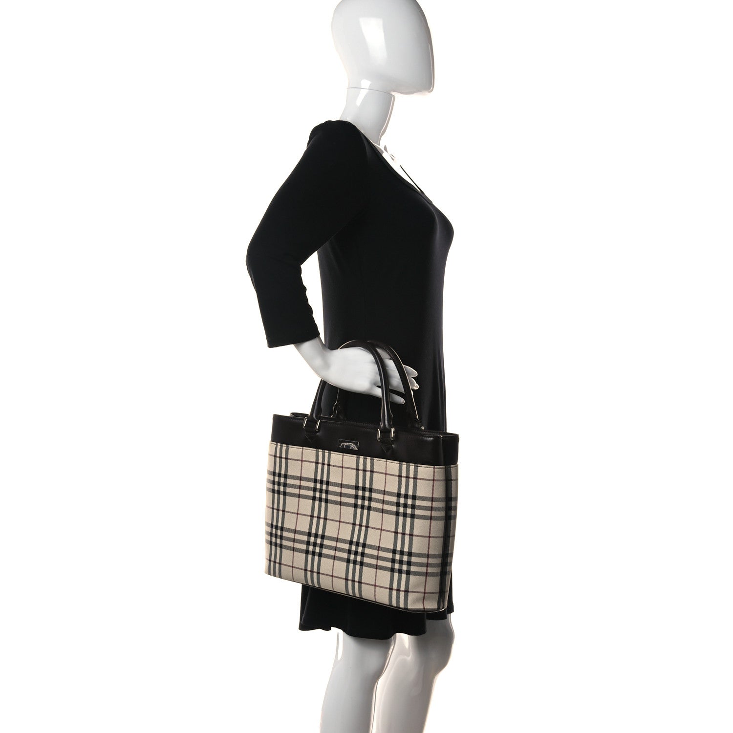 Burberry House Check Large Tote Black 3 of 28
