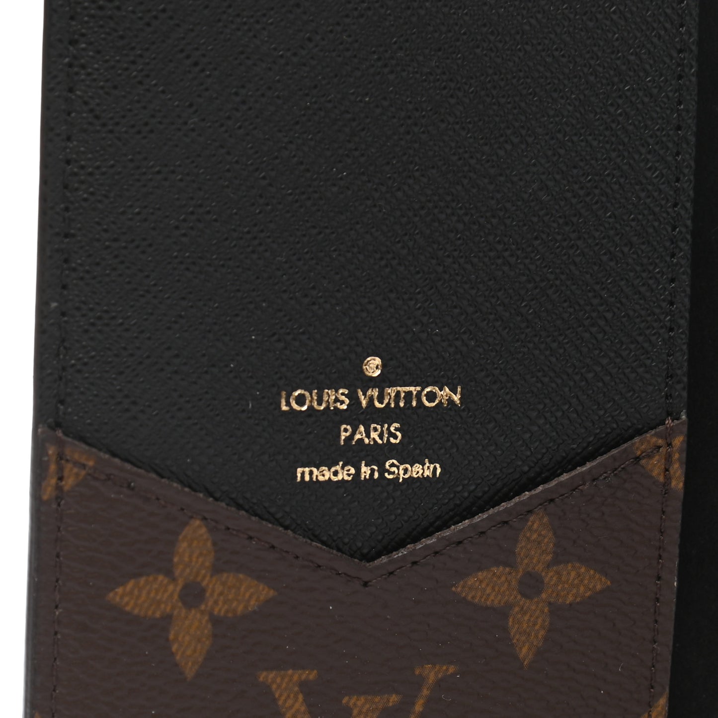 Monogram iPhone 13 Folio Case Black