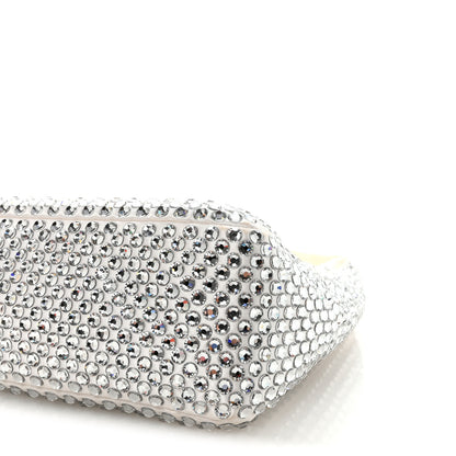 Prada Satin Crystal Mini Re-Edition 2000 Bag White 9 of 9