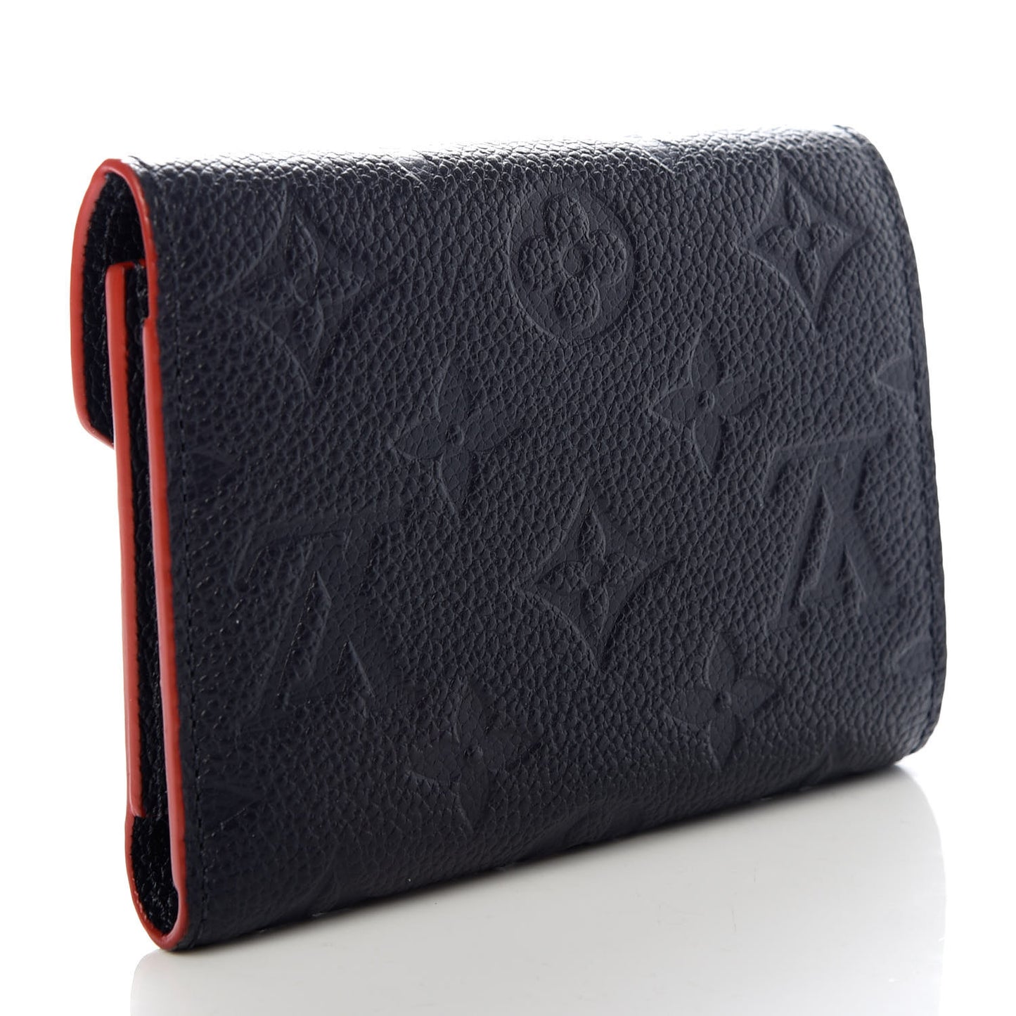 Empreinte Victorine Wallet Marine Rouge