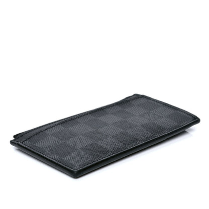 Louis Vuitton Damier Graphite Taiga Coin Card Holder 3 of 5