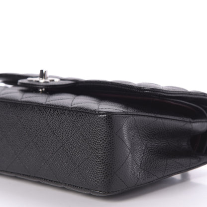 Chanel Caviar Quilted Medium Double Flap Black 7 of 9