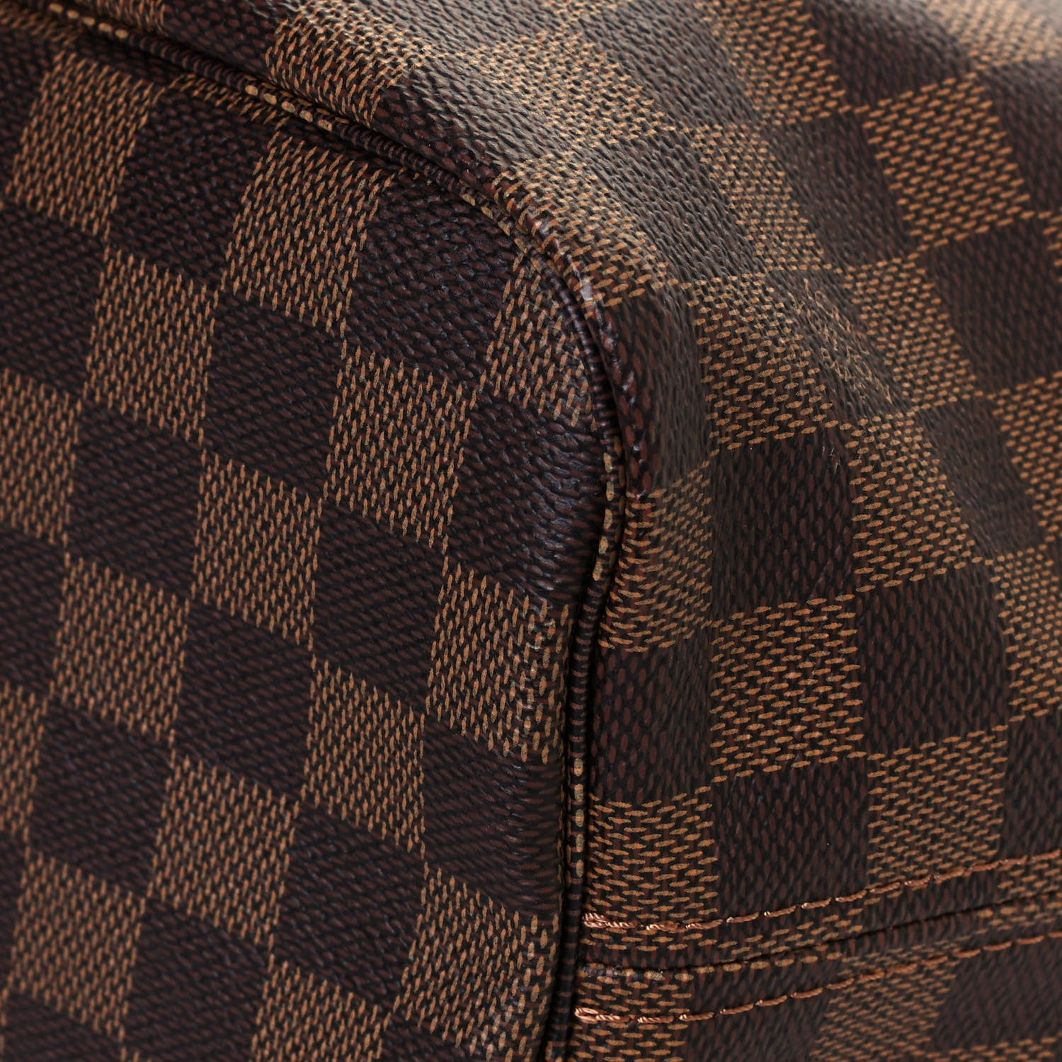 Louis Vuitton Damier Ebene Neo Neverfull MM Rose Ballerine 9 of 11