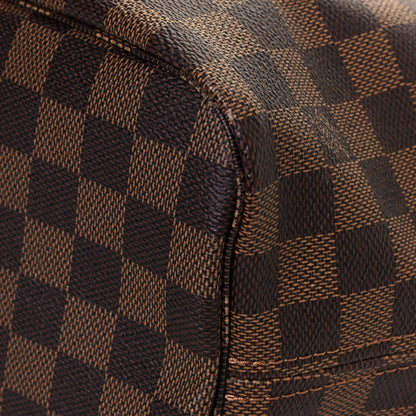 Louis Vuitton Damier Ebene Neo Neverfull MM Rose Ballerine 9 of 11
