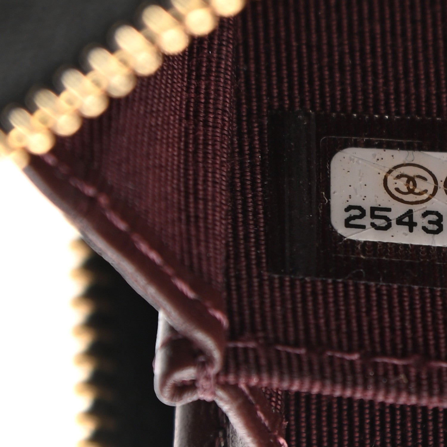 Chanel Caviar Quilted Zip Coin Purse Black 7 of 7