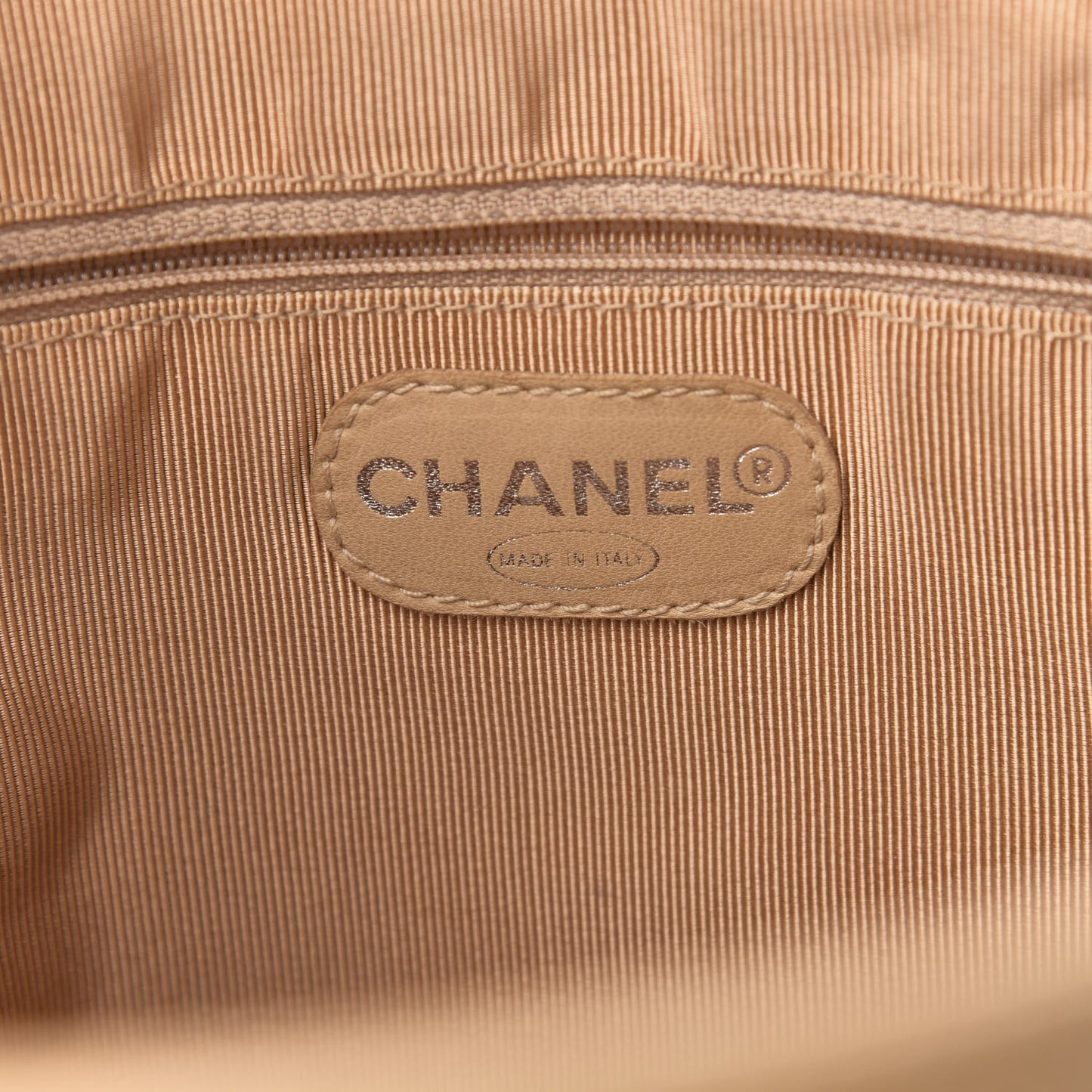 Caviar CC Shoulder Bag Beige
