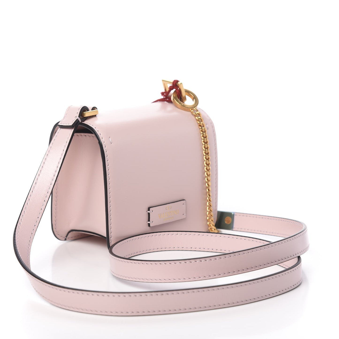 Smooth Calfskin Micro VSling Shoulder Bag Rose Quartz