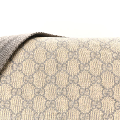 Gucci GG Supreme Monogram Messenger Diaper Bag Ecru Grigio 15 of 19