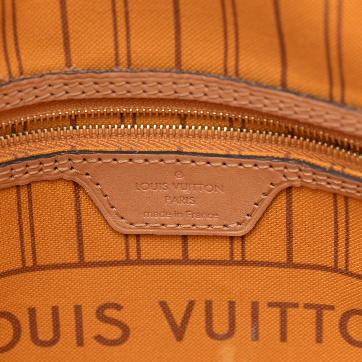 Louis Vuitton Damier Azur Braided Neverfull MM Orange 7 of 13