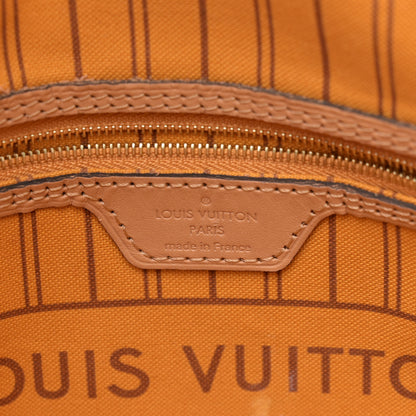 Louis Vuitton Damier Azur Braided Neverfull MM Orange 7 of 13
