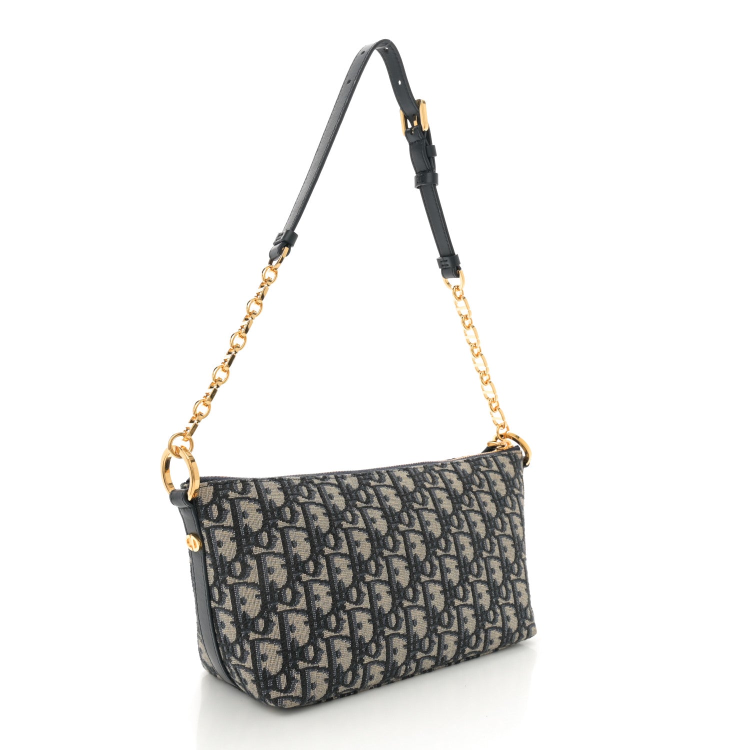 Christian Dior Oblique DiorStar Hobo Bag Blue 3 of 12