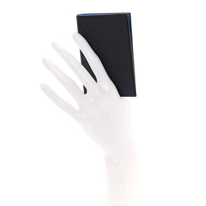 Hermes Epsom MC2 Euclide Card Holder Case Bleu Indigo Bleu Paradis 2 of 8