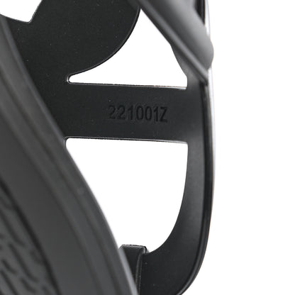 Hermes Rubber Womens Egerie Sandals 40 Black 8 of 9