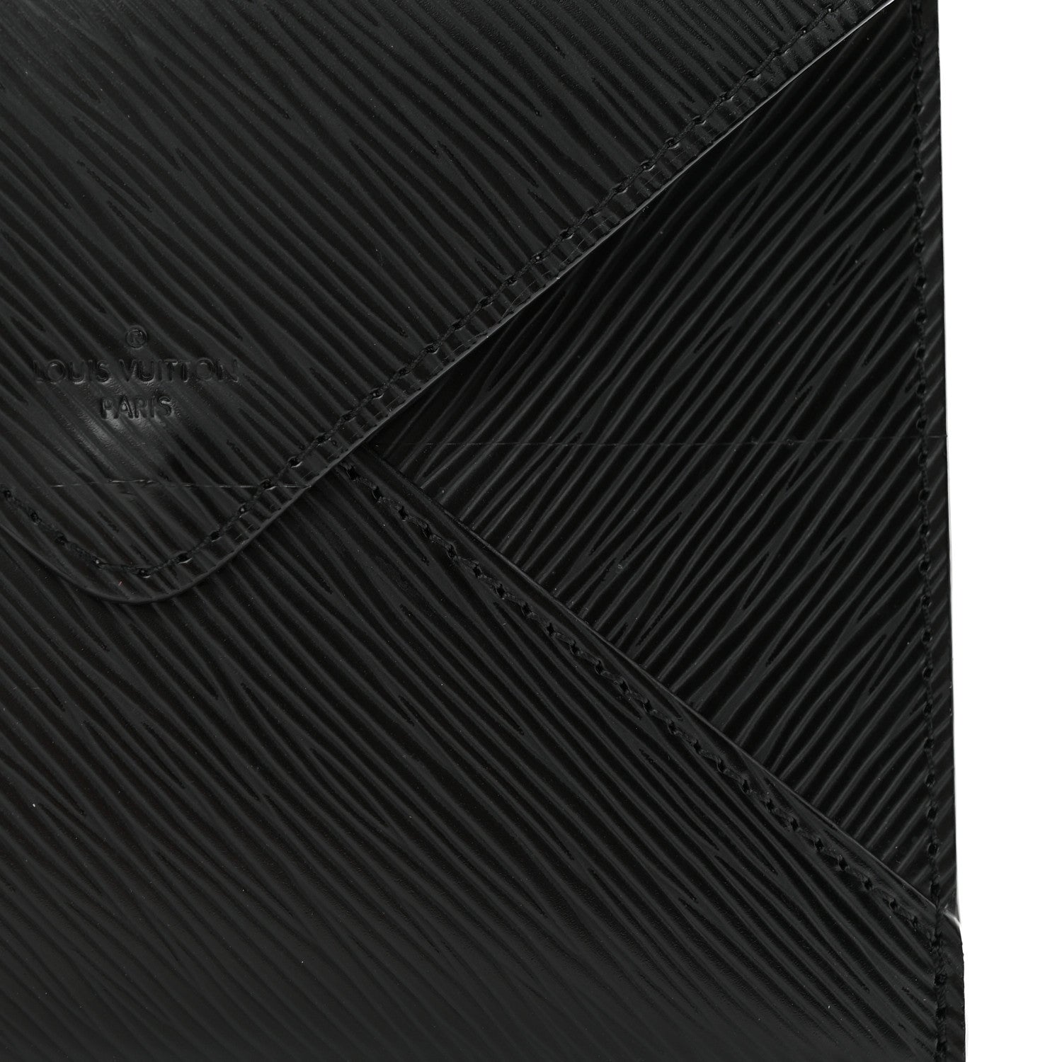 Louis Vuitton Epi Envelope Pouch Black 6 of 6