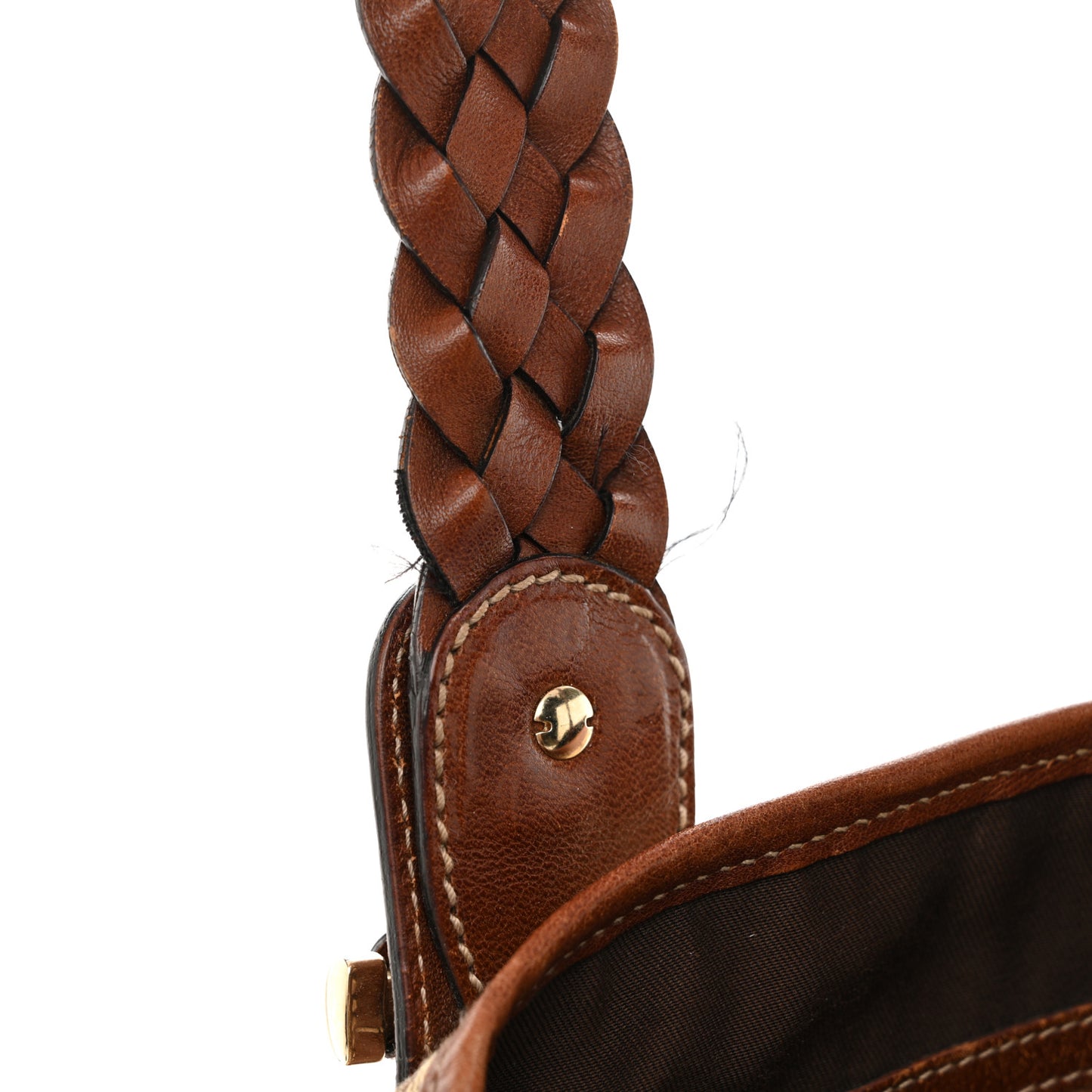 Monogram Medium Pelham Shoulder Bag Brown