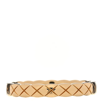 Chanel 18K Yellow Gold Mini Coco Crush Ring 58 8.5 3 of 5