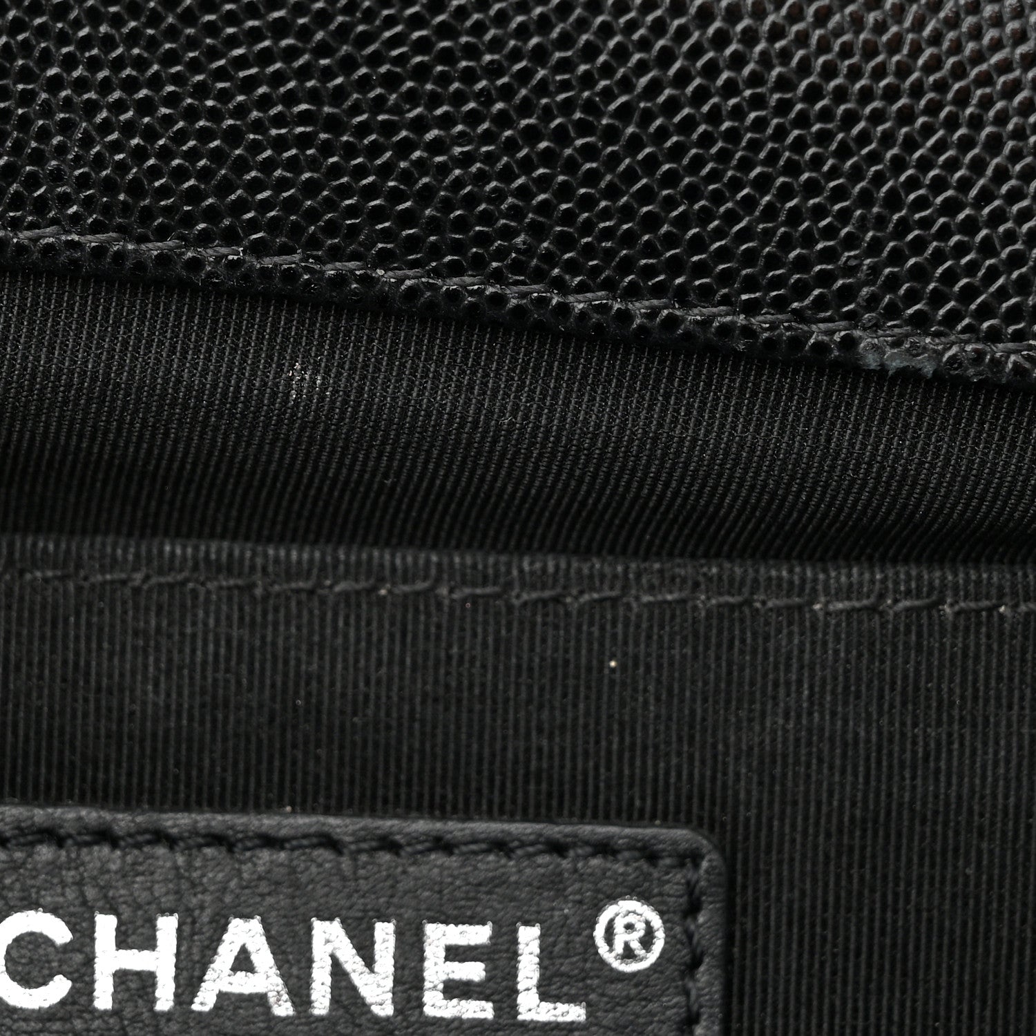 Chanel Caviar Quilted Medium Boy Flap Black 11 of 11