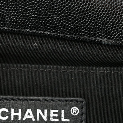 Chanel Caviar Quilted Medium Boy Flap Black 11 of 11