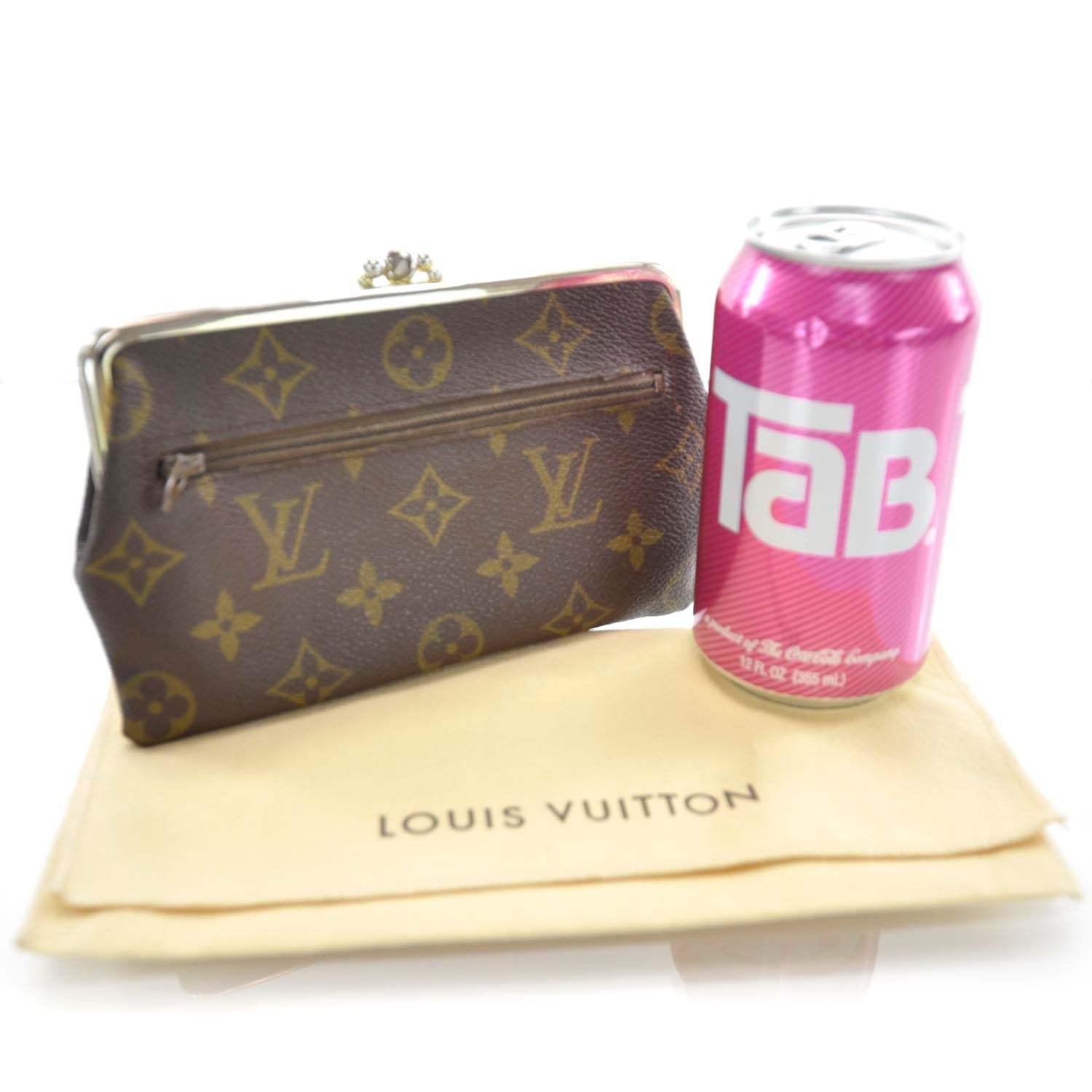 Louis Vuitton Monogram Kisslock Coin Purse 2 of 6
