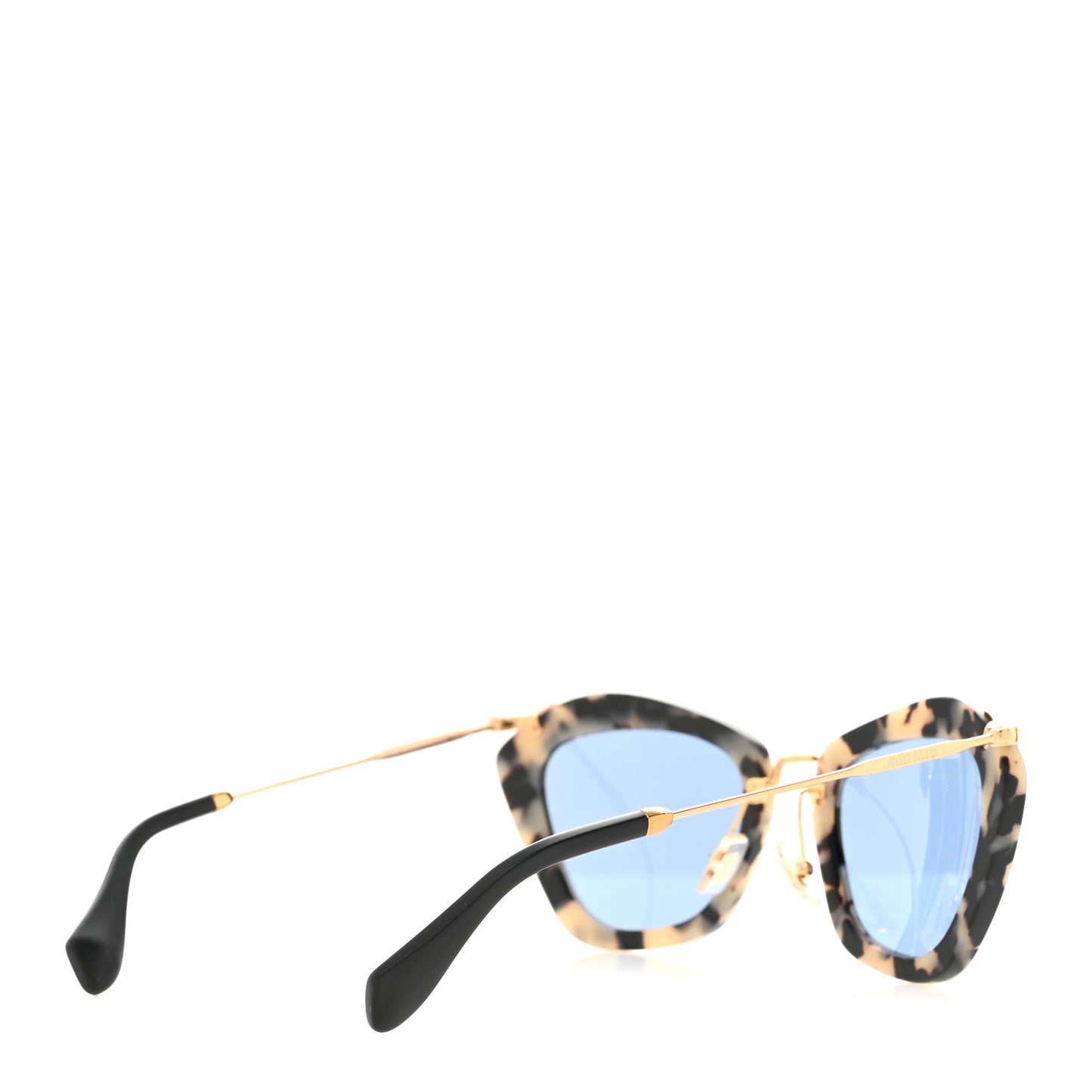 Acetate Metal Cat Eye Sunglasses SMU10N Tortoise