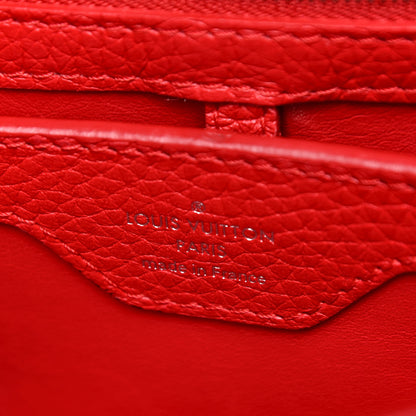 Louis Vuitton Taurillon Capucines BB Rubis 6 of 17