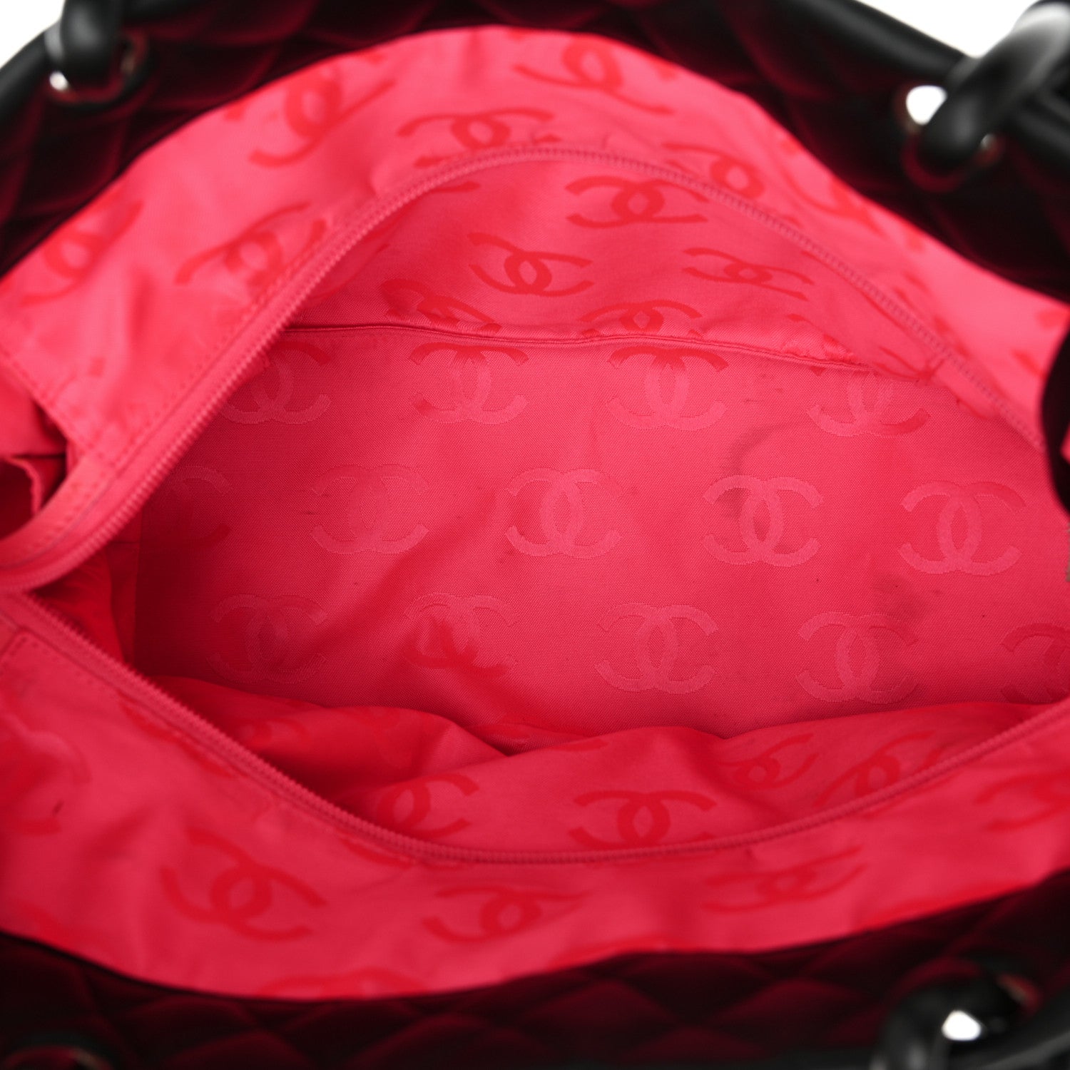 Chanel Calfskin Quilted Large Cambon Tote Black 5 of 16