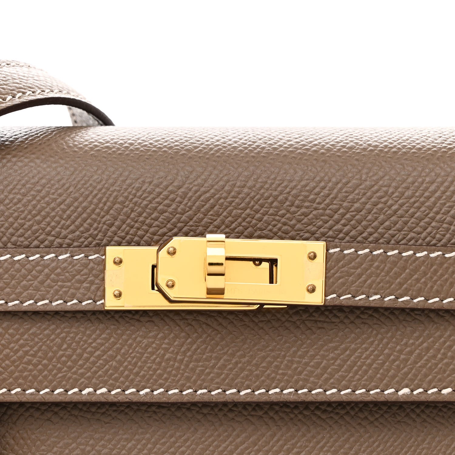 Hermes Epsom Kelly Sellier 25 Etoupe 8 of 10
