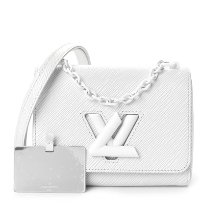 Louis Vuitton Epi Twist Shoulder Bag PM White 1 of 9