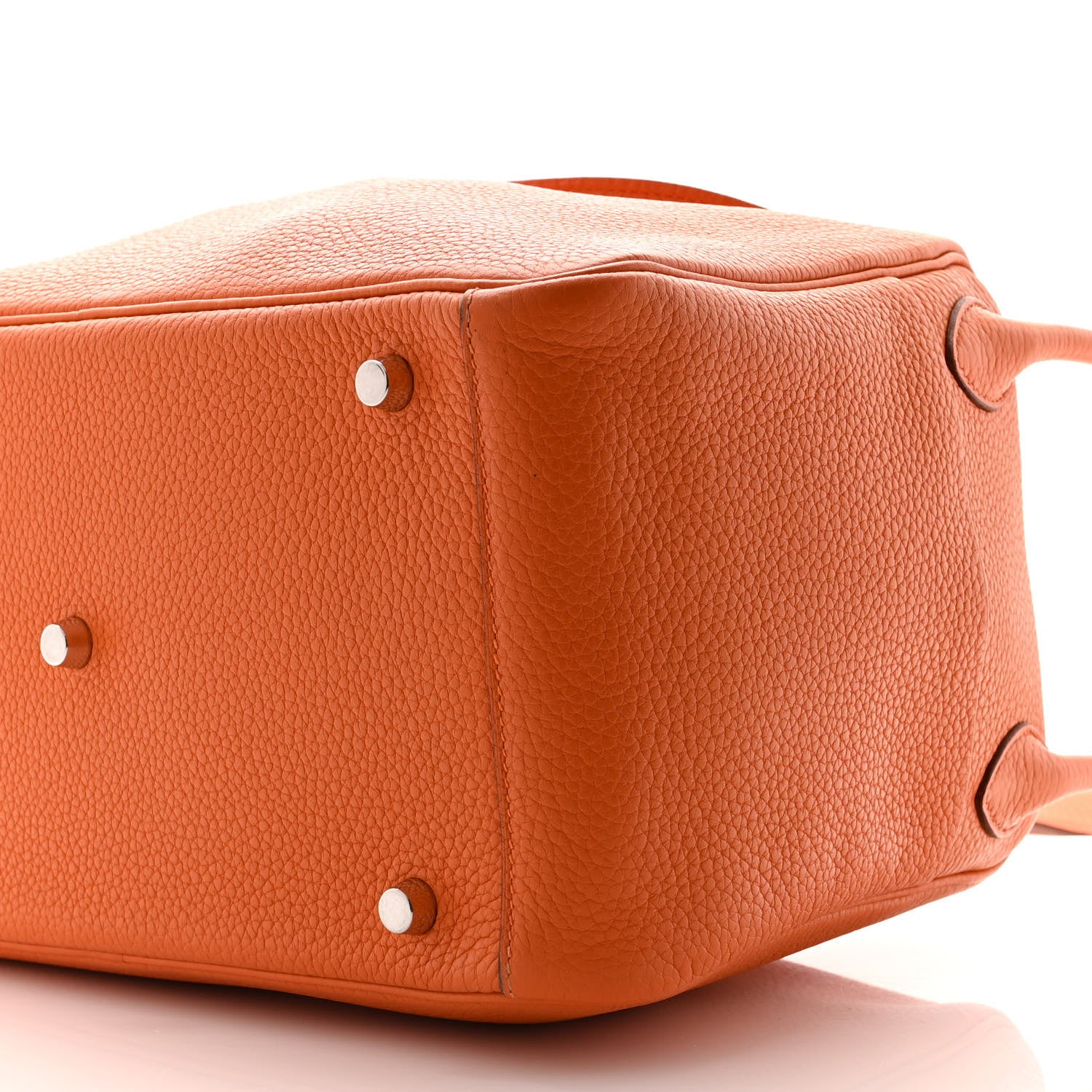 Hermes Taurillon Clemence Lindy 26 Orange 10 of 10