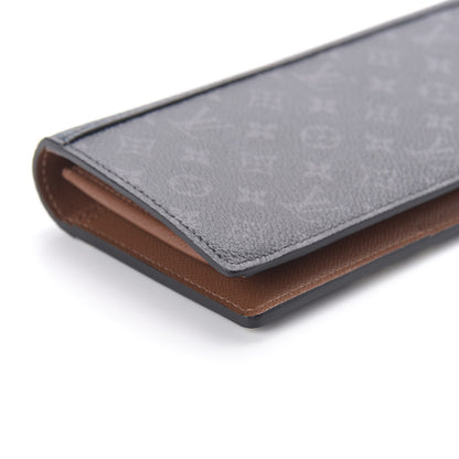 Louis Vuitton Monogram Eclipse Patchwork Brazza Wallet 7 of 9