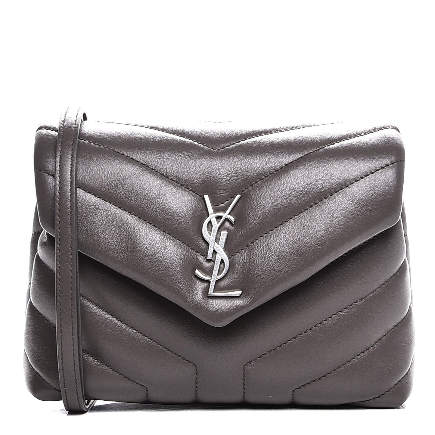 Calfskin Y Quilted Monogram Toy Loulou Crossbody Bag Earth