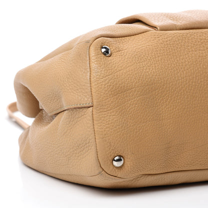 Prada Vitello Daino Pushlock Tote Sughero 6 of 14