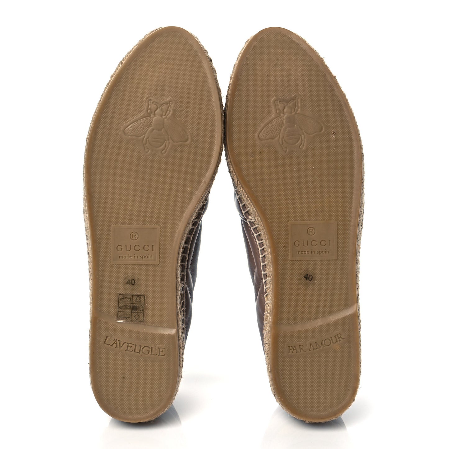 Nappa Matelasse GG Marmont Espadrilles 40 Porcelain Rose