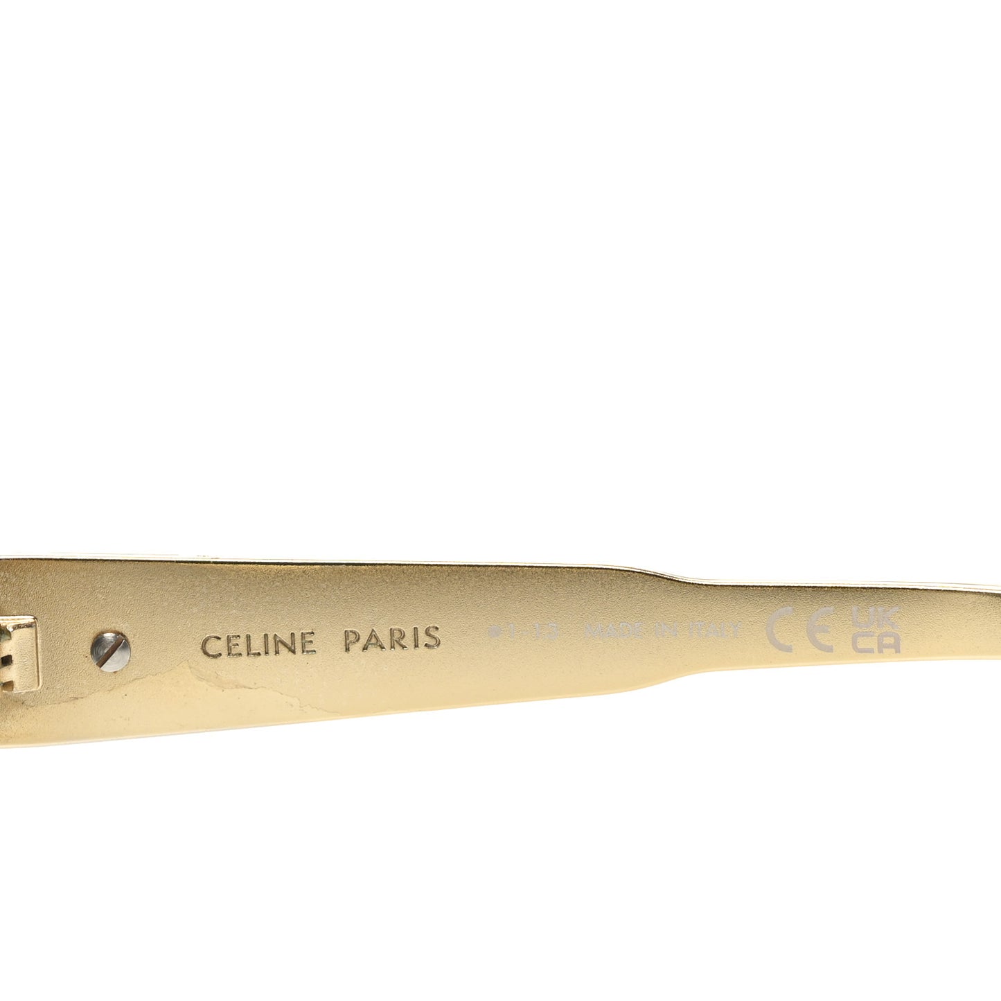Metal Triomphe 01 Sunglasses CL40235U Gold Green
