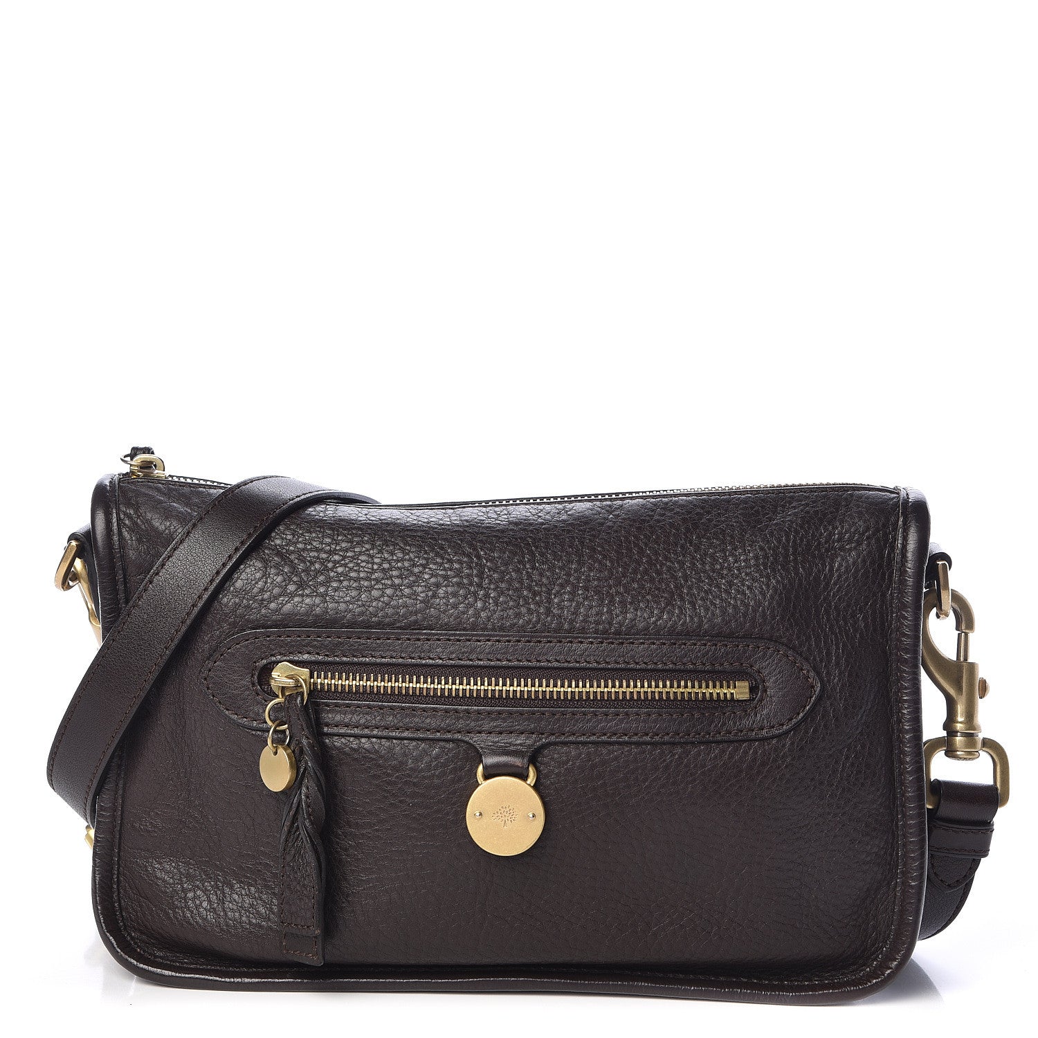 Mulberry Calfskin Somerset Shoulder Bag Brown 1 of 13