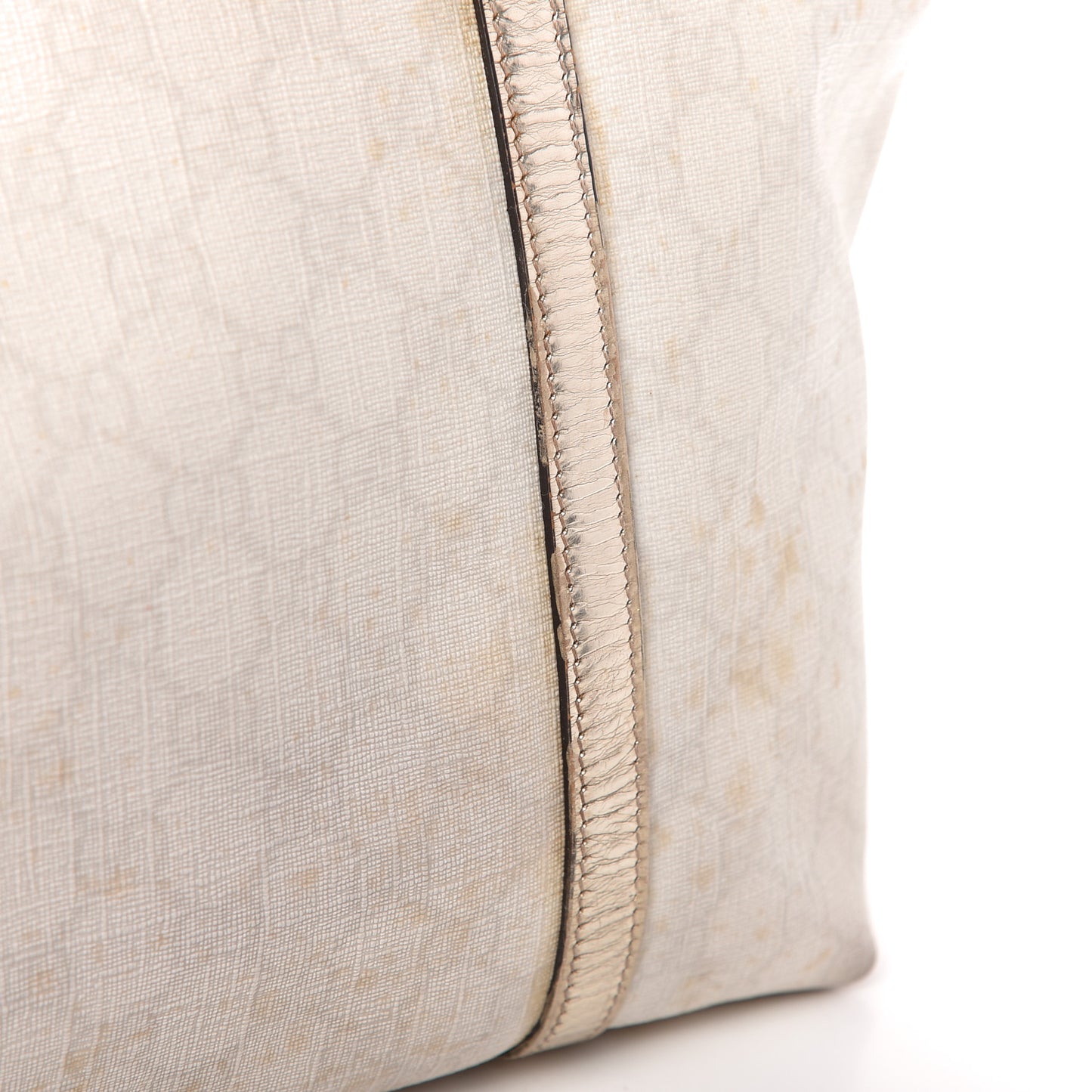 Crystal Monogram Medium Joy Tote Gold