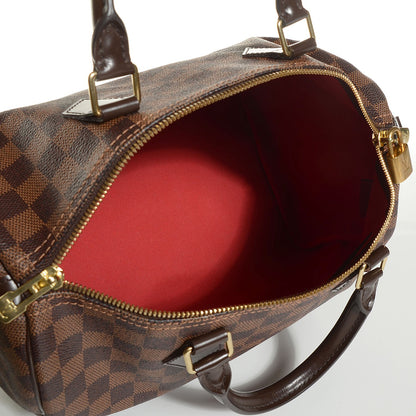 Louis Vuitton Damier Ebene Speedy Bandouliere 30 5 of 8