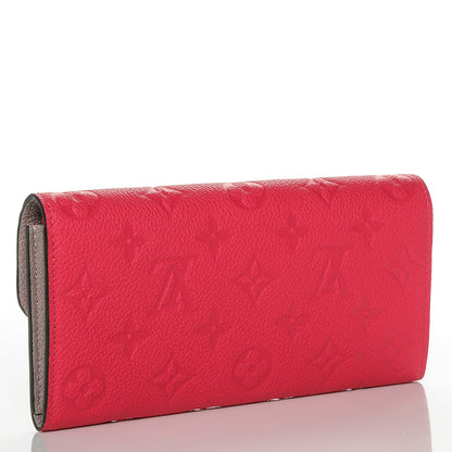 Louis Vuitton Empreinte Emilie Wallet Hot Pink 3 of 6