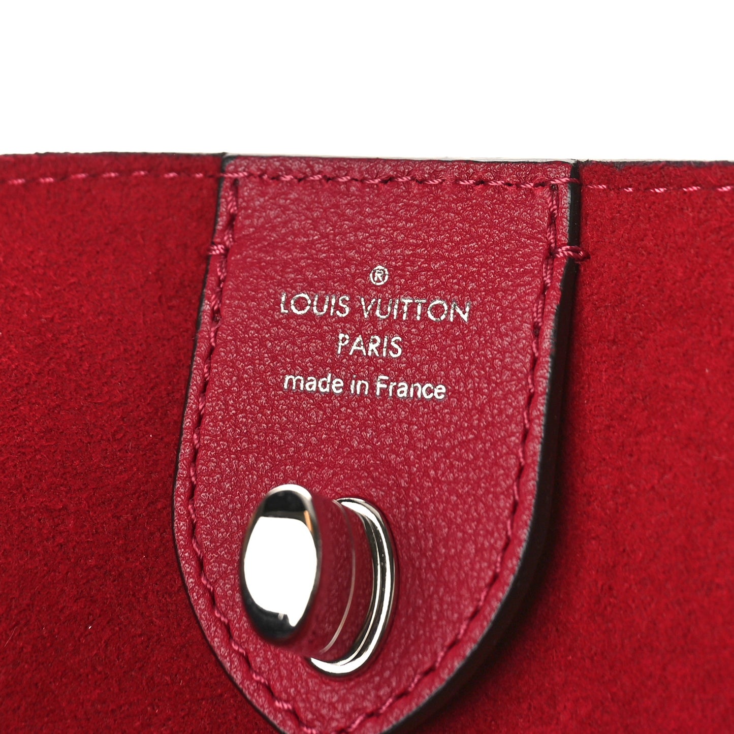 Calfskin Lockme Go Tote Lie De Vin Etain
