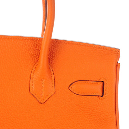 Hermes Togo Birkin 30 Orange 18 of 23