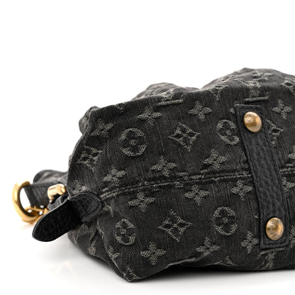 Louis Vuitton Denim Neo Cabby MM Black 9 of 15