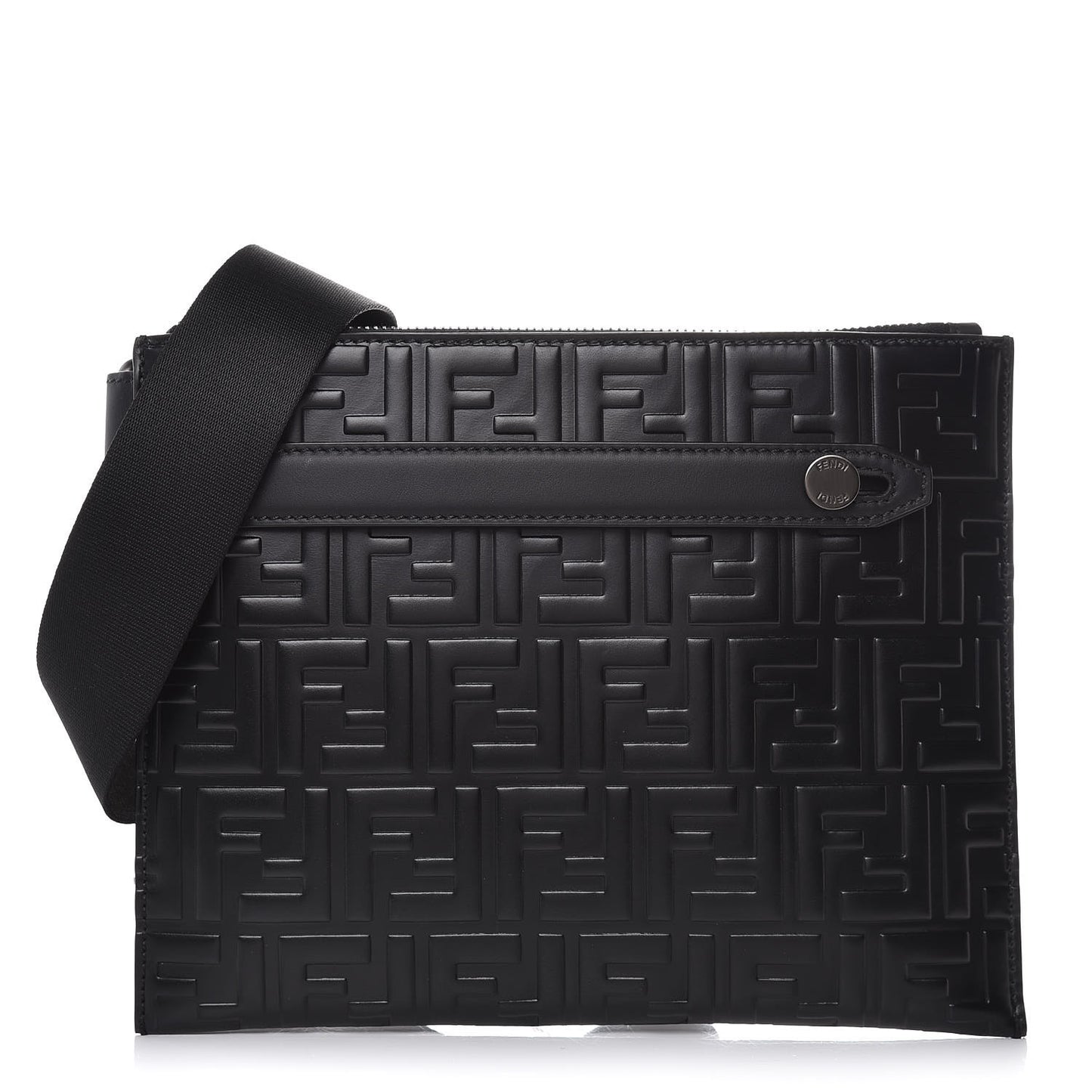 Vitello Century FF 1974 Embossed Messenger Black