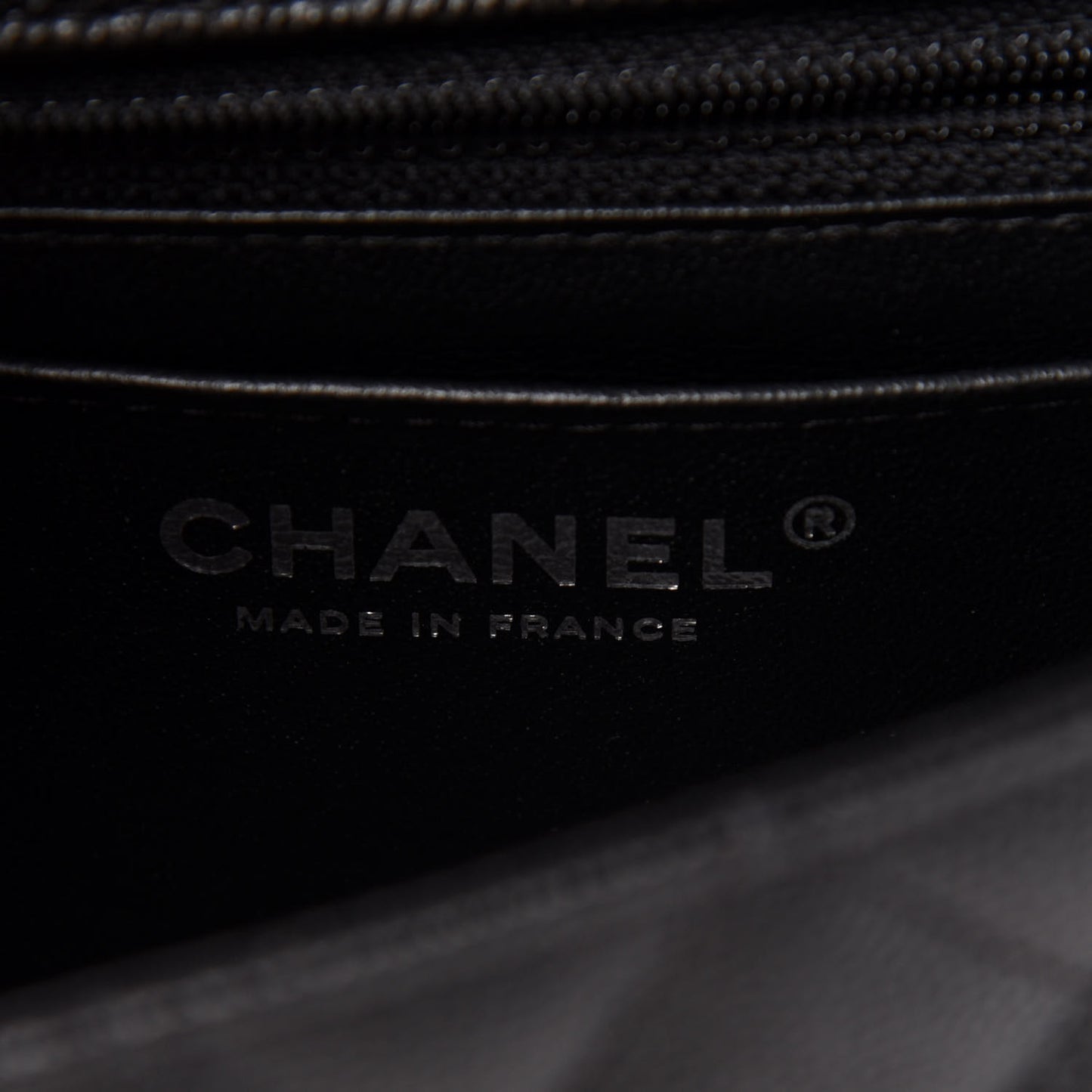 Caviar Quilted Mini Rectangular Flap Black