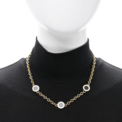 Bulgari 18K Yellow Gold Black Onyx BVLGARI BVLGARI Station Necklace 2 of 5