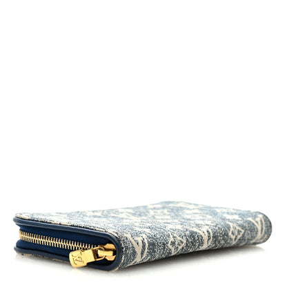 Louis Vuitton Monogram Denim Zippy Wallet NM Blue 4 of 6