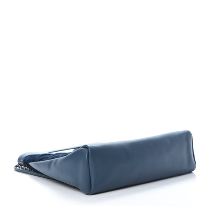 Chanel Velvet Lambskin Quilted Small 31 Shopping Bag Blue 4 of 11