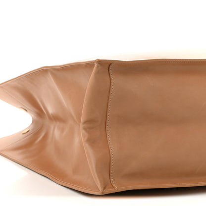 Saint Laurent Vitello Large Rive Gauche Tote Natural 9 of 10