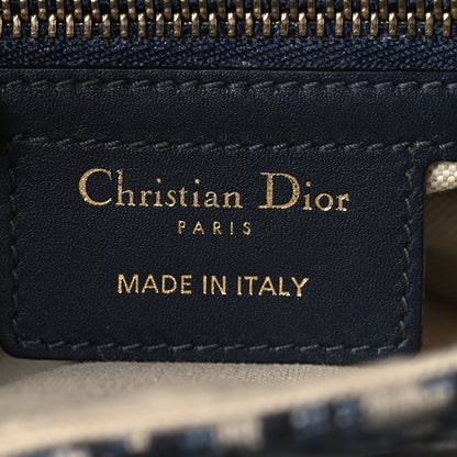 Christian Dior Oblique Saddle Bag Blue 6 of 11